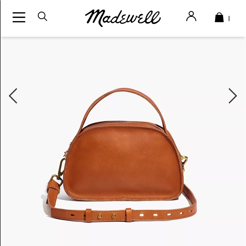 Madewell Sydney Zip-Top Crossbody Bag